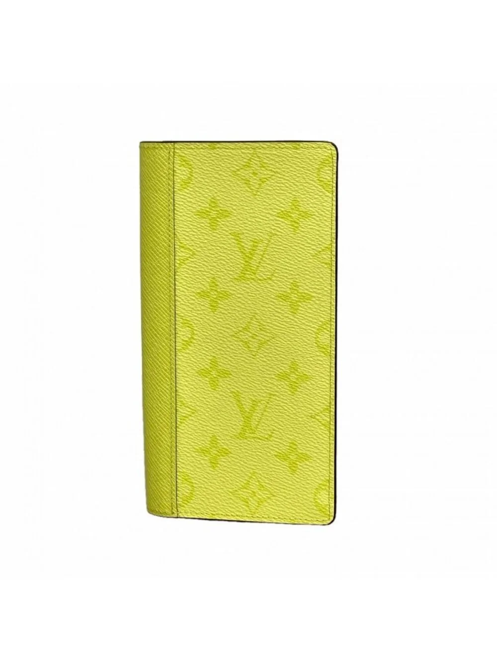 Louis Vuitton Wallet Taigarama Portefeuille Brazza Lemon